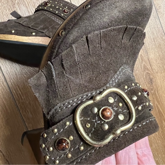 Michael Kors Suede Clogs - Picture 6 of 8